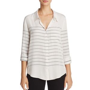 Anabella Striped Button Up Shirt